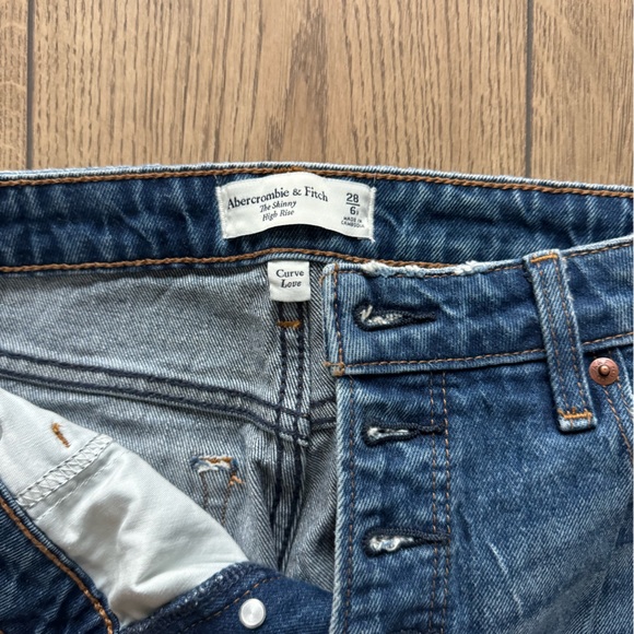 Abercrombie & Fitch curve love high rise skinny denim - Picture 3 of 4